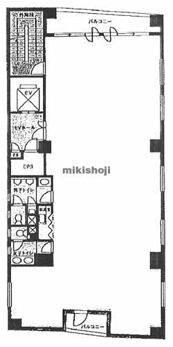 四谷のヒロ四谷ビル 平面1