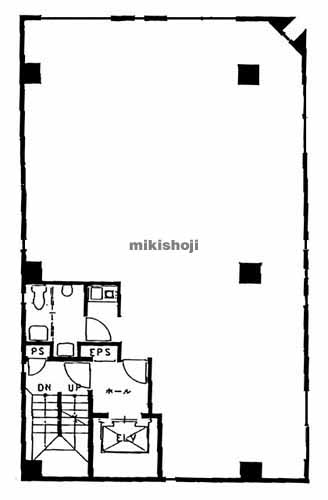 西新橋のワカサビル 平面1