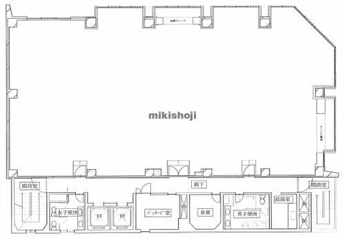 日本橋茅場町・兜町のＪＰ茅場町ビル 平面1