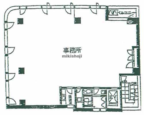 台東の東京ミシン会館 平面1