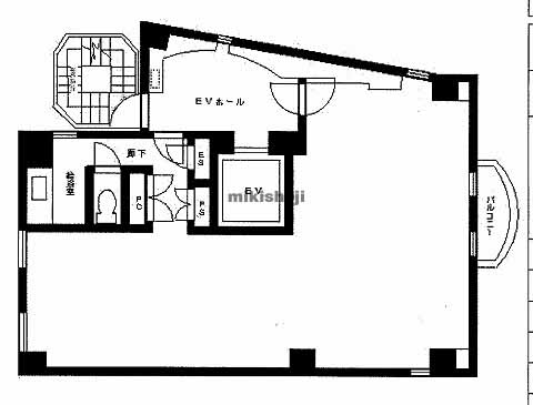 隼町・平河町の半蔵門ＫＤビル 平面1