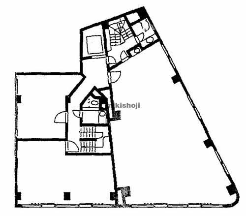内神田の竹橋ビル 平面1