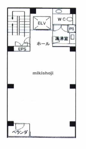 芝大門の三洋ビル 平面1