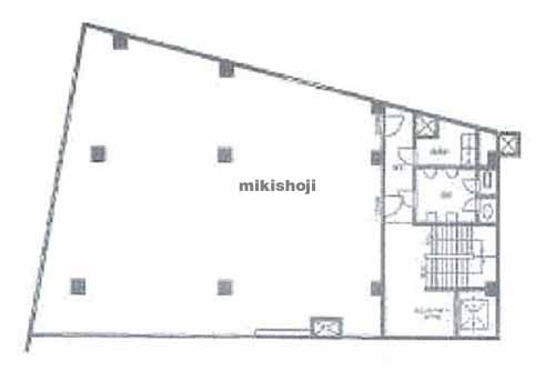 麻布台・東麻布の麻布台徳井ビル 平面1