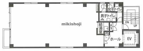 八丁堀の梅崎ビル 平面1