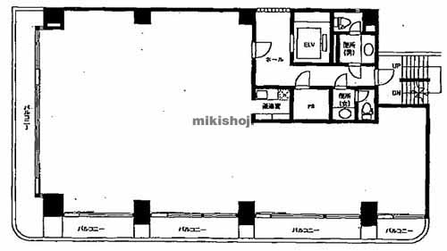 入船・新富の弘報ビル 平面1