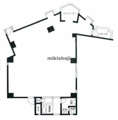 下宮比町・揚場町の安田ビル 平面1