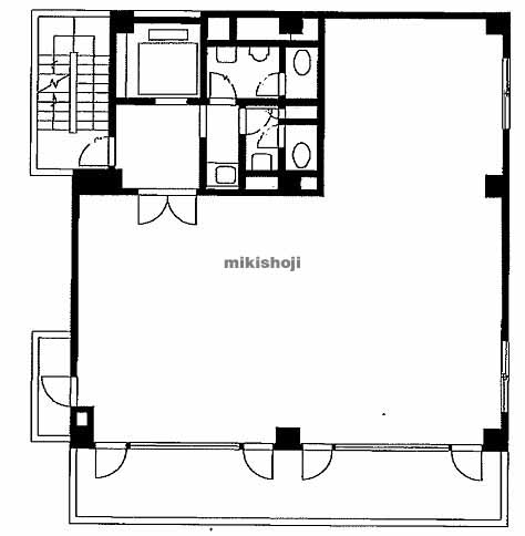 銀座三島ビル 平面1