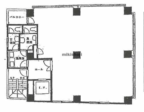 紀尾井町のＷＩＮＤ　ＫＩＯＩＣＨＯ　ＢＬＤＧ． 平面1