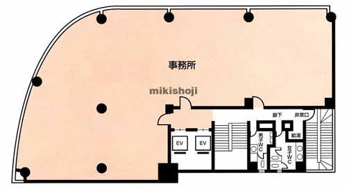 銀座の東貨ビル 平面1