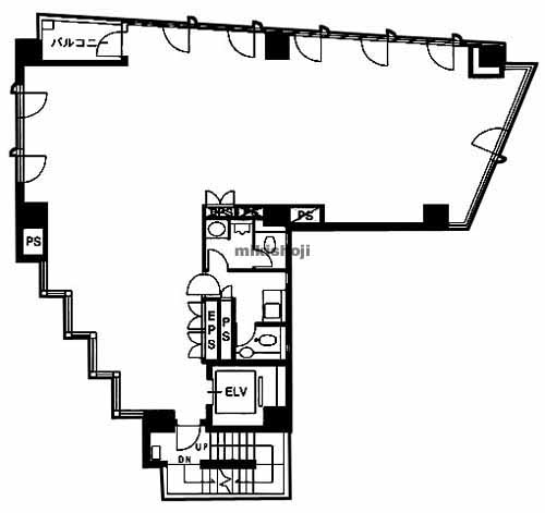 ＨＡＧＩＷＡＲＡ　ＢＬＤＧ．２ 平面1