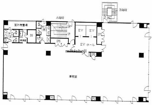 飯田橋の曙杉館ビル 平面1