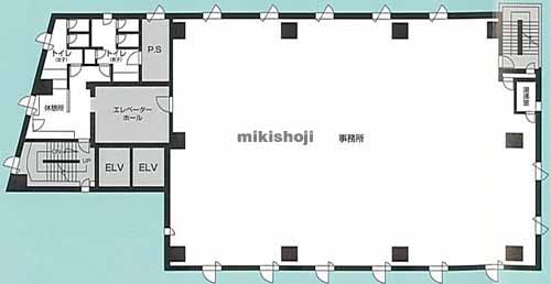 一番町のメトロシティ半蔵門 平面1