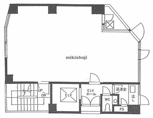 西麻布の大山ビル 平面1