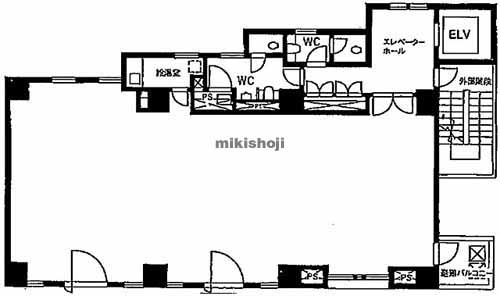 ヒューリック恵比寿ビル 平面1