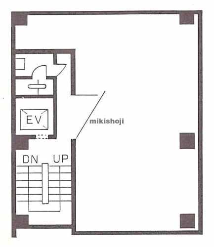 荒木町・四谷三栄町の廣瀬ビル 平面1