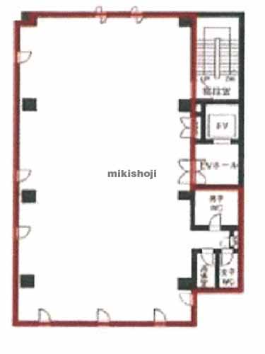 麹町のＳｔａｒ　Ｂｕｉｌｄｉｎｇ 平面1