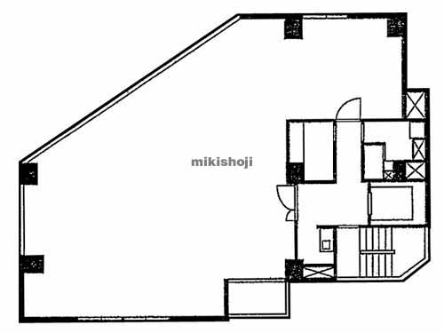 中目黒の渡辺ビル 平面1