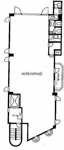 九段北のサンライン第１４ビル 平面1