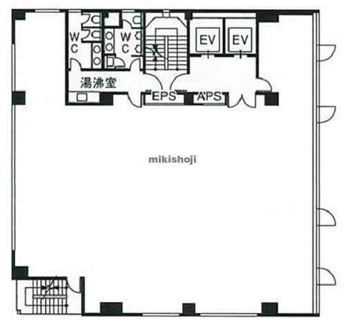 西新橋の日土地西新橋ビル 平面1