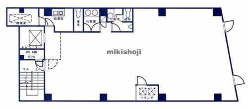 北新宿のアルマビル 平面1