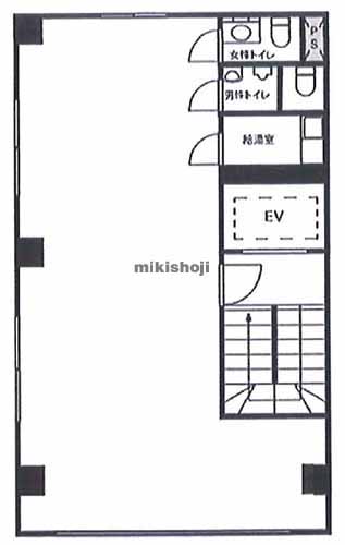 日本橋浜町の花の東京ビル 平面1