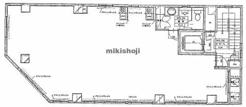 服部ビル 平面1