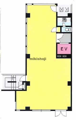 新小川町・山吹町のＬＯＧビル 平面1