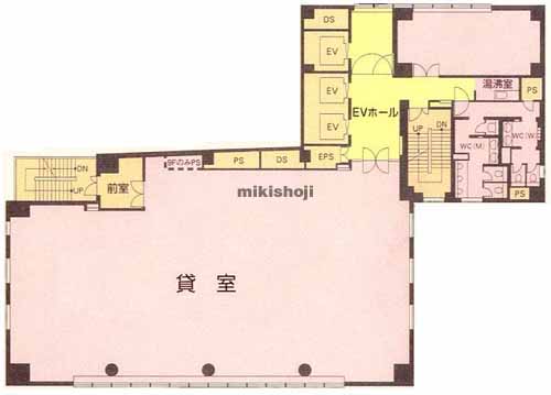 銀座のヒューリック銀座三丁目ビル 平面1