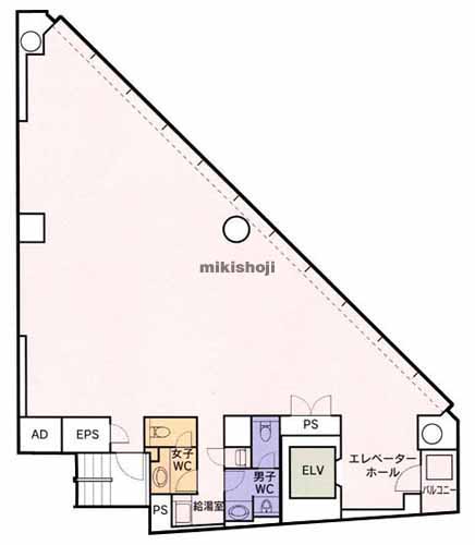 代々木・元代々木町のトーシンビルミレニアム 平面1