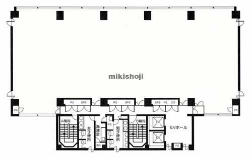 大崎の都五反田ビル西館 平面1