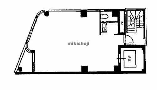 内神田の旭町米山ビル 平面1