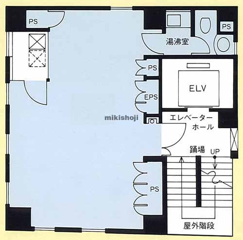 日本橋人形町・堀留町・小舟町・富沢町の西浦本舗ビル 平面1