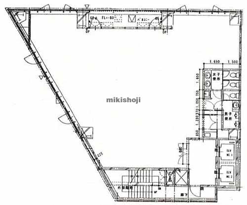 港南の品川駅前港南ビル 平面1