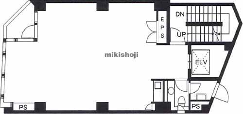 内藤町・大京町・左門町のＳＥＮ四谷ビル 平面1