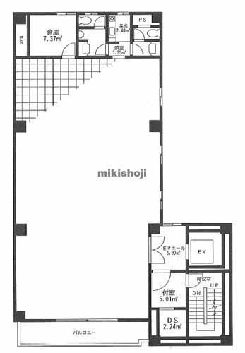渋谷のＳＯＬＩＸ　ＳＨＩＢＵＹＡ 平面1