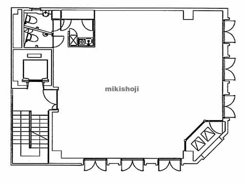 汐留のカーザベルソーレ 平面1