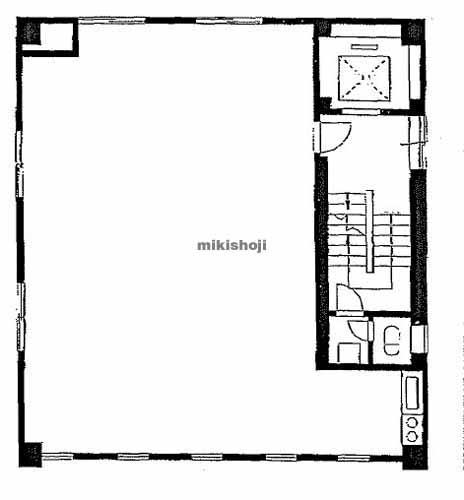 日本橋馬喰町・横山町の早川ビル 平面1