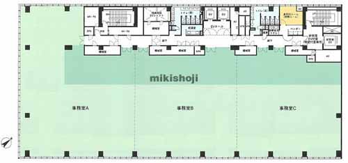 銀座の交詢ビルヂング 平面1