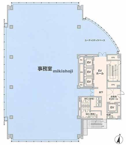 西新宿の西新宿ＫＳビル 平面1