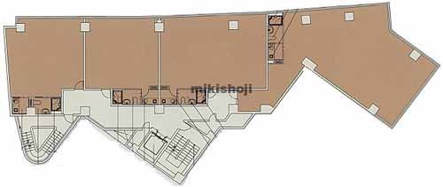 円山町の道玄坂スクエア 平面1