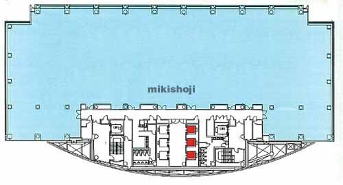東池袋のライズアリーナビル 平面1