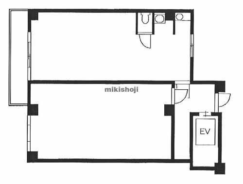 高田馬場の野菊ビル 平面1