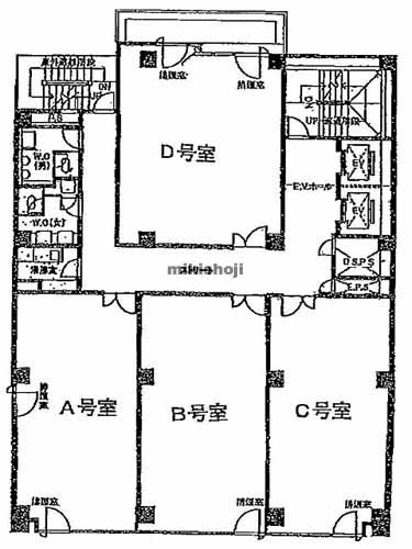赤坂・元赤坂の赤坂金春ビル 平面1