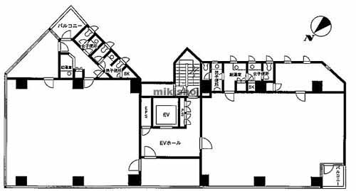 アクシス五反田ビル 平面1
