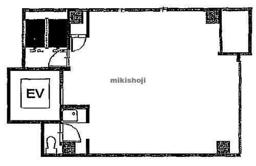 神田紺屋町・神田富山町・神田東松下町の神田美倉町ビル 平面1