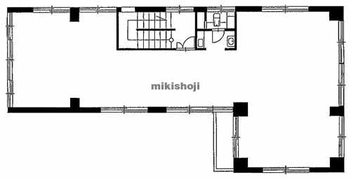 箪笥町・矢来町の第５英晃ビル 平面1