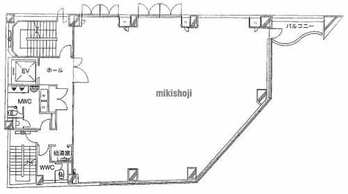 芝のＷＯＲＫ　ＶＩＬＬＡ　ＳＨＩＢＡＫＯＥＮ 平面1