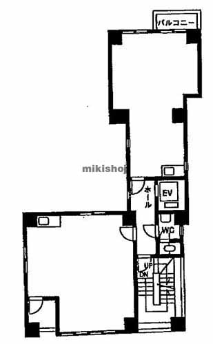 神田多町・神田司町・神田美土代町の上田ビル 平面1