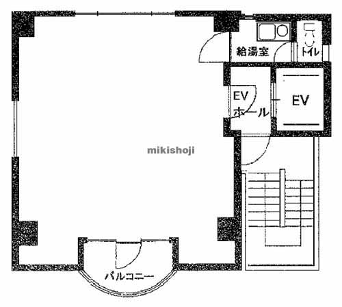 神田淡路町の日宝新御茶ノ水ビル 平面1